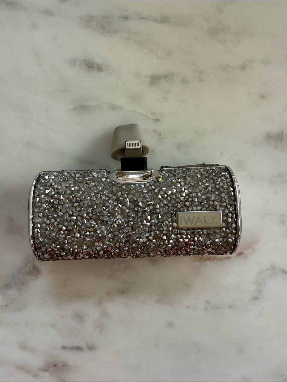 iWalk Silver Bling Crystal Portable Charger